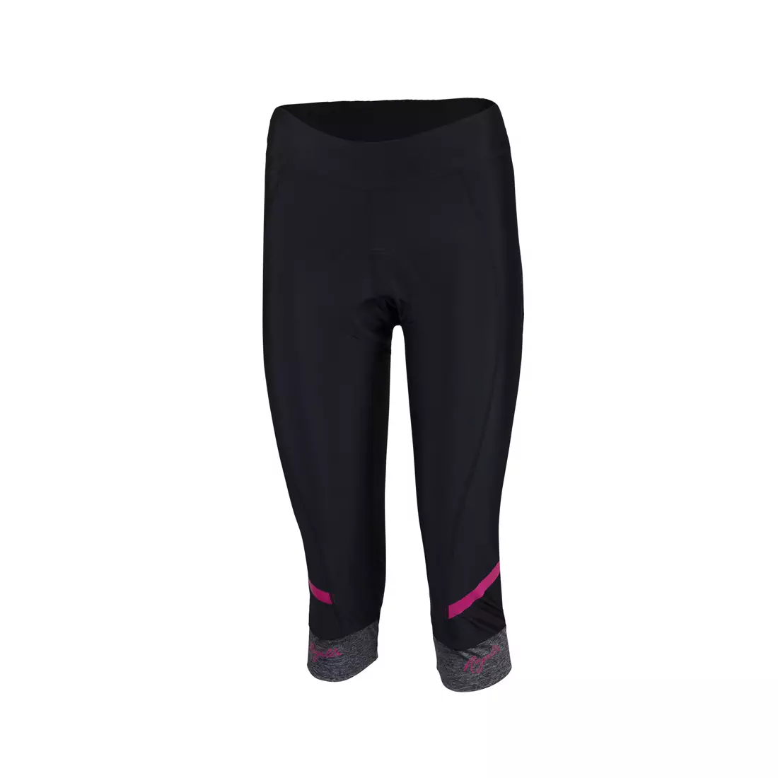 ROGELLI BIKE CAROU 2.0 010.238 women's shorts 3/4 black-gray-pink