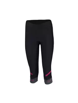ROGELLI BIKE CAROU 2.0 010.238 women's shorts 3/4 black-gray-pink
