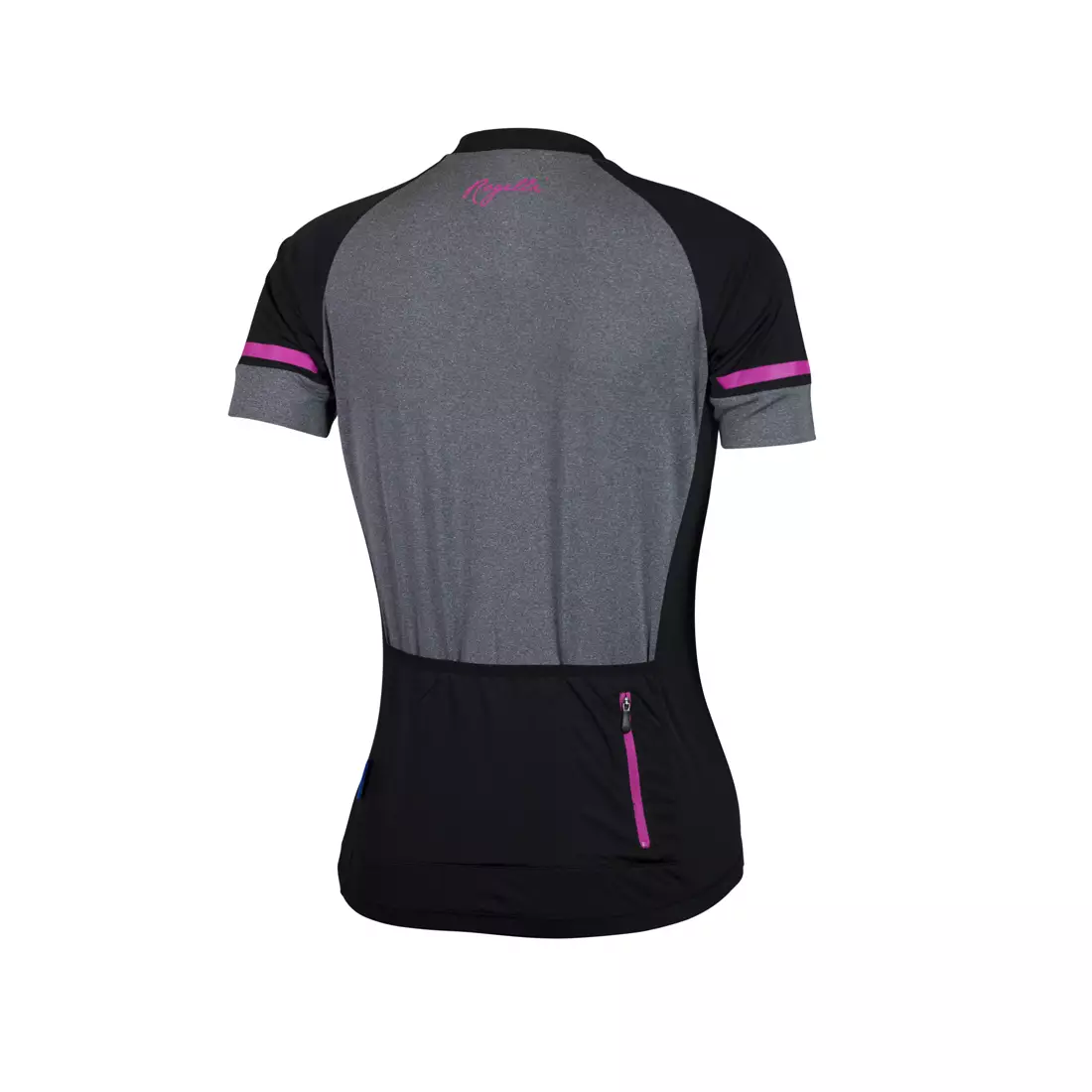 ROGELLI CARLYN 2.0 women's cycling jersey, black-gray-pink 010.107