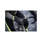 ROGELLI FLASH winter cycling gloves, softshell, black
