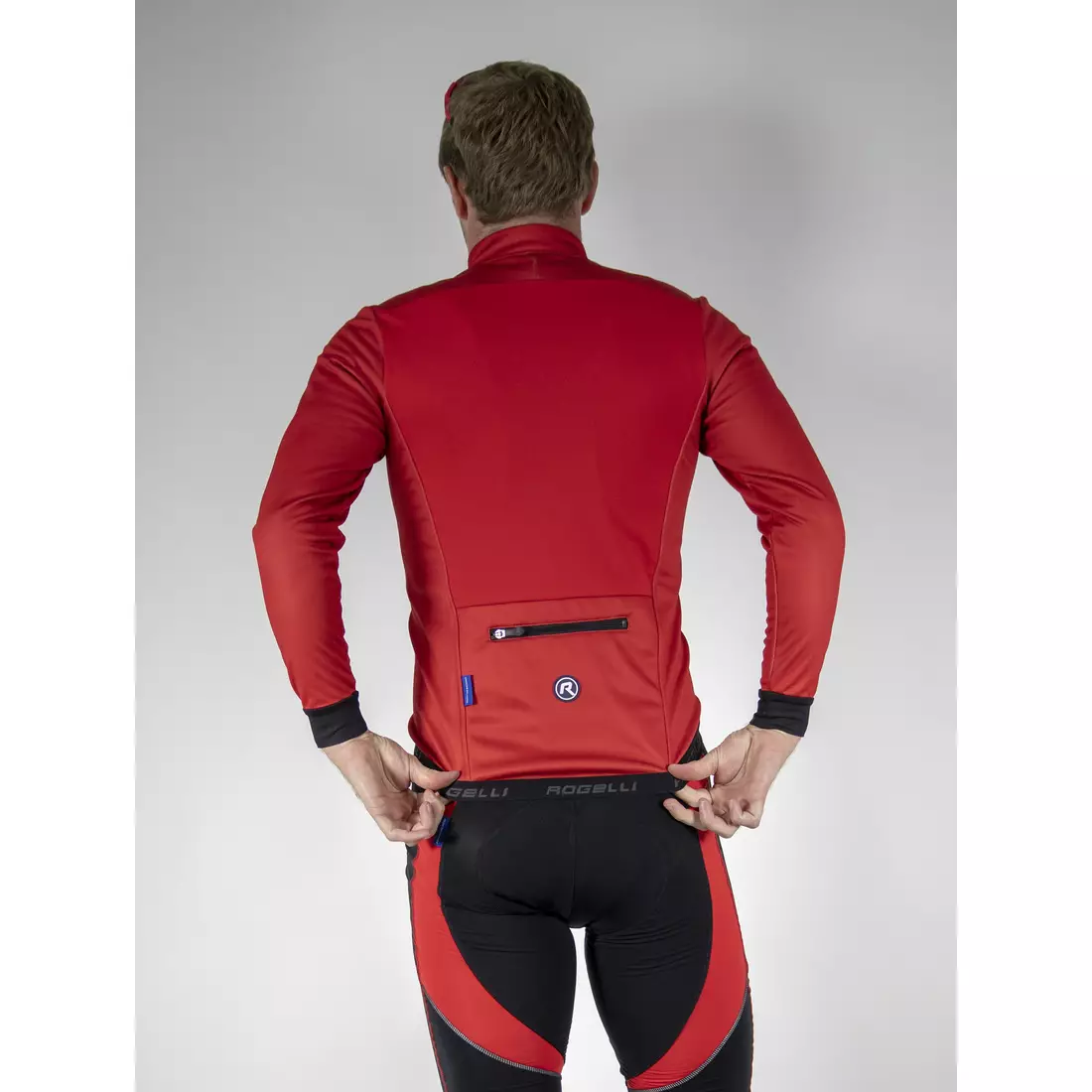 ROGELLI PESARO 2.0 winter cycling jacket, red