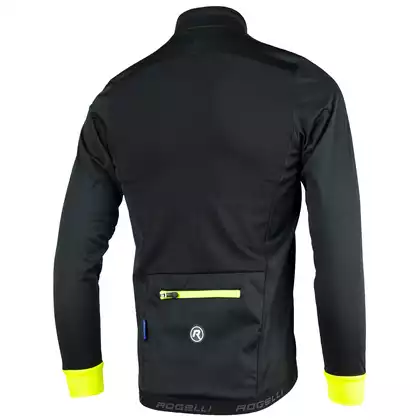 ROGELLI PESARO 2.0 winter cycling jacket, black-fluorine