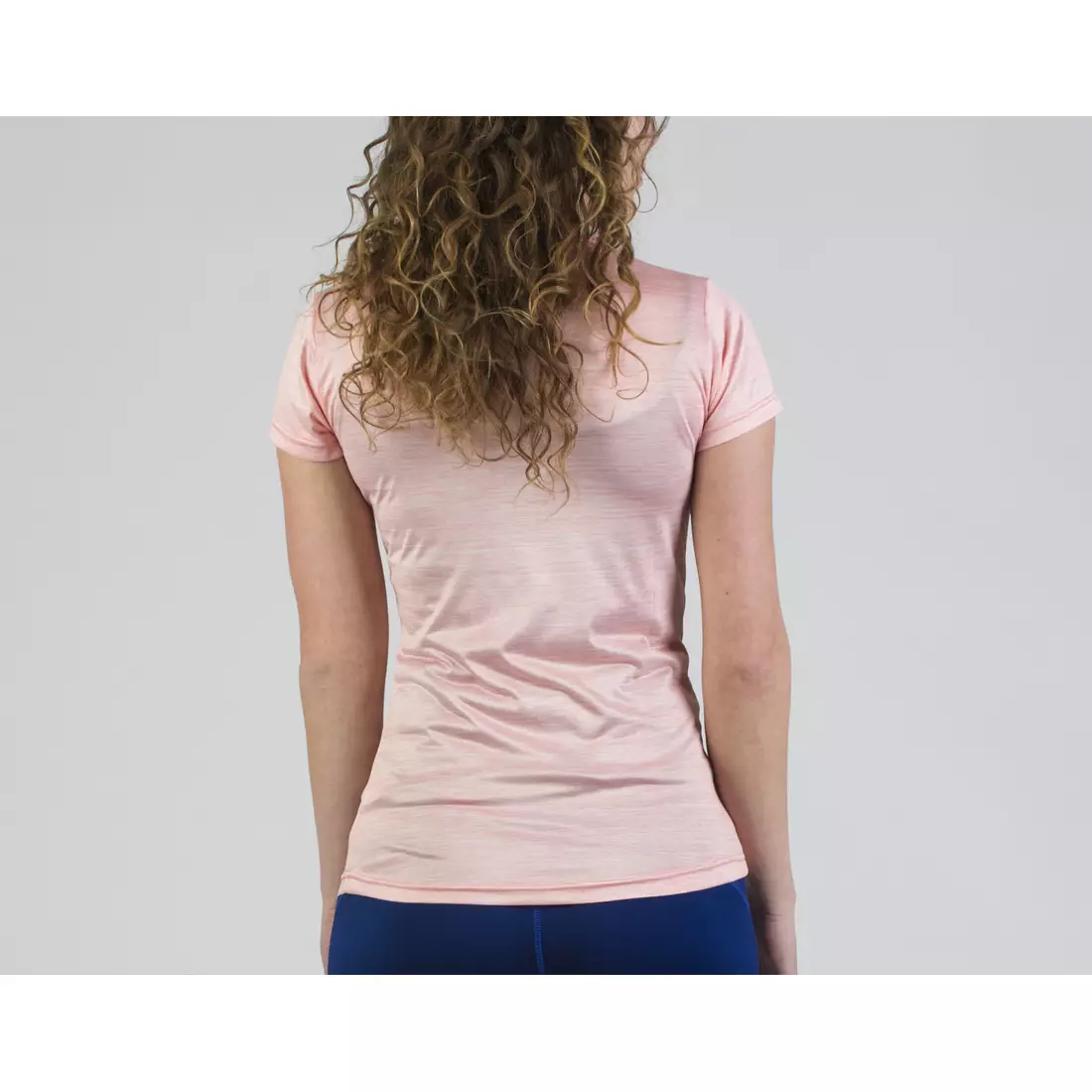ROGELLI RUN DESIRE 840.264 - Women's running T-shirt K/R, pink-coral