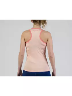 ROGELLI RUN DESIRE 840.265 - women's running top, tank top, pink-coral