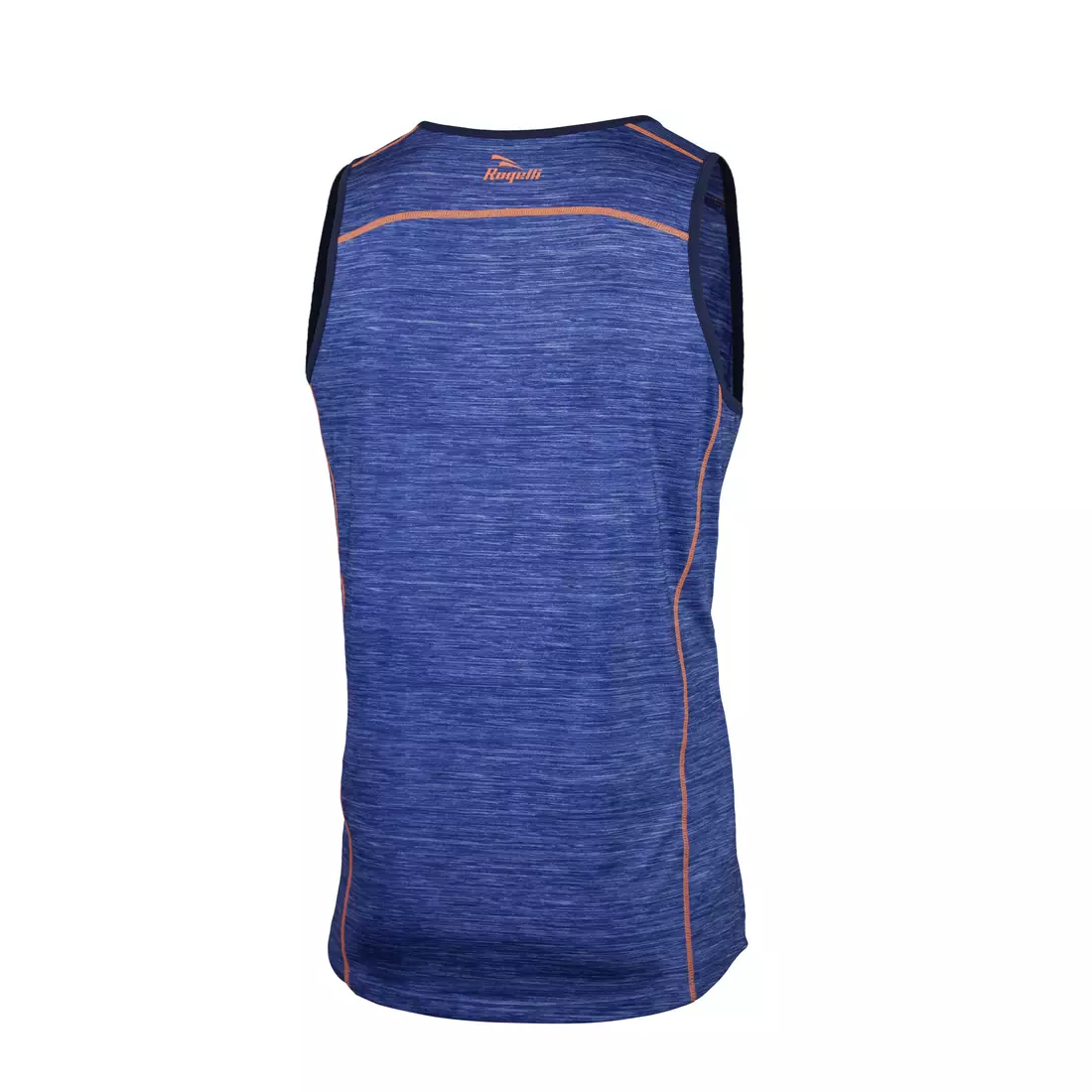 ROGELLI RUN STRUCTURE 830.241 - men's t-shirt, running vest, blue and orange