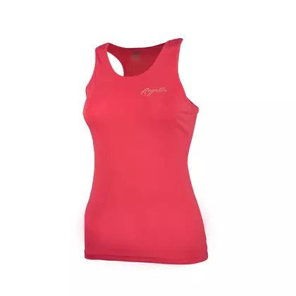 ROGELLI TANK TOP Women's running T-shirt, fluor pink 801.253