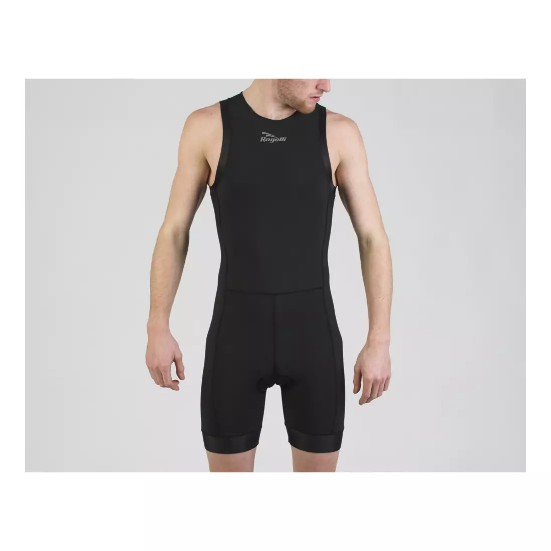 ROGELLI TAUPO 030.006 men's triathlon suit, black and fluo