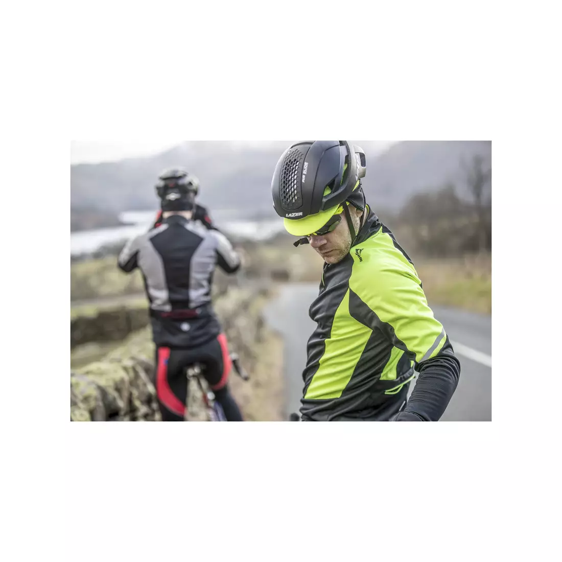 ROGELLI UBALDO 3.0 winter cycling jacket, black-fluorine