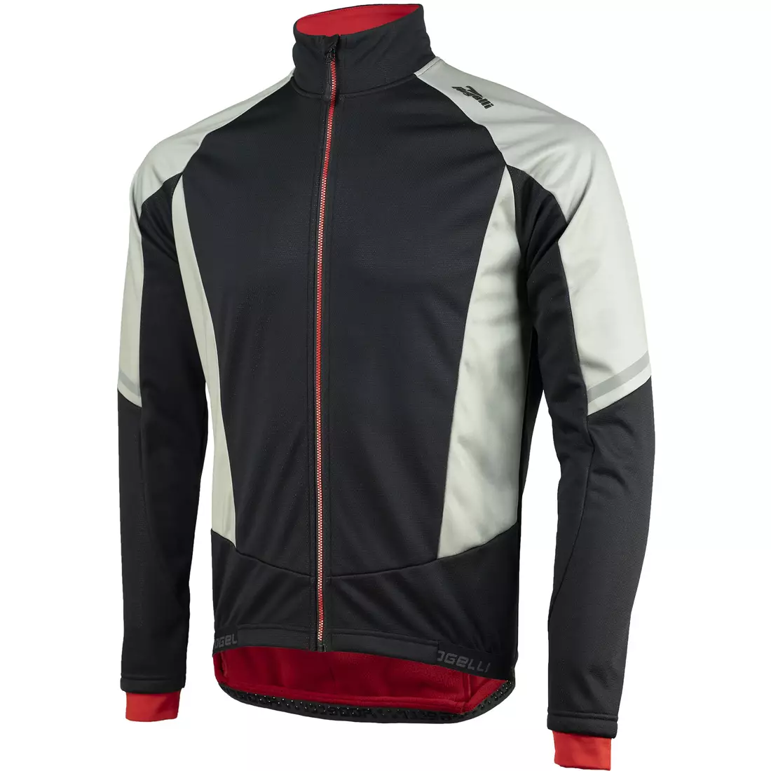ROGELLI UBALDO 3.0 winter cycling jacket, black-gray