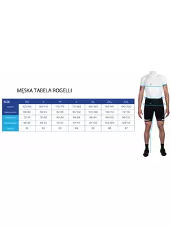 ROGELLI UMBRIA 2.0 men's bib shorts gray and orange