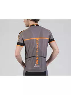 ROGELLI UMBRIA 2.0 men's cycling jersey, gray-orange