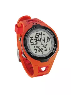 SIGMA 15.11 heart rate monitor with a band, red