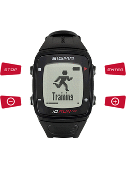 SIGMA iD.RUN HR GPS with heart rate monitor, red