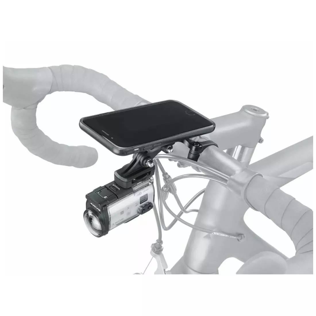 TOPEAK RIDECASE CENTER MOUNT WITH SC &amp; G-EAR ADAPTER T-TC1028