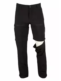 WEATHER REPORT - ROLANDO - men's sports pants with detachable legs, black