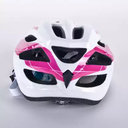 ALPINA bicycle helmet MTB17, white and pink
