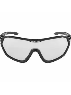 ALPINA S-WAY L VL+ cycling glasses color BLACK MATT glass BLACK S1-3 FOGSTOP A8624131