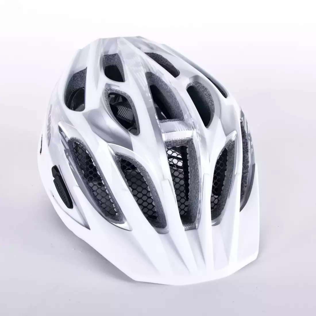 ALPINA TOUR 2.0 bicycle helmet silver and white