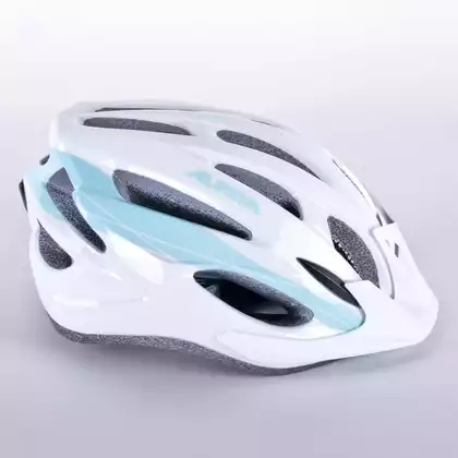 ALPINA bicycle helmet MTB 17, white and light blue