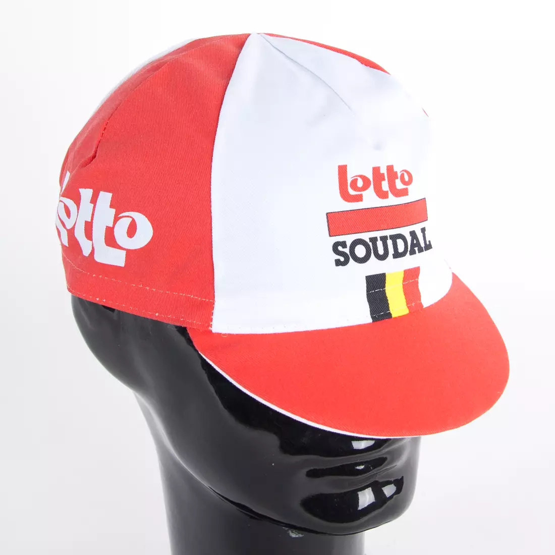 Apis Profi LOTTO SOUDAL cycling cap, red Belgium flag