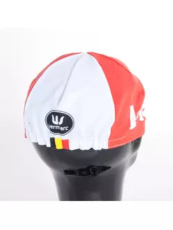 Apis Profi LOTTO SOUDAL cycling cap, red Belgium flag