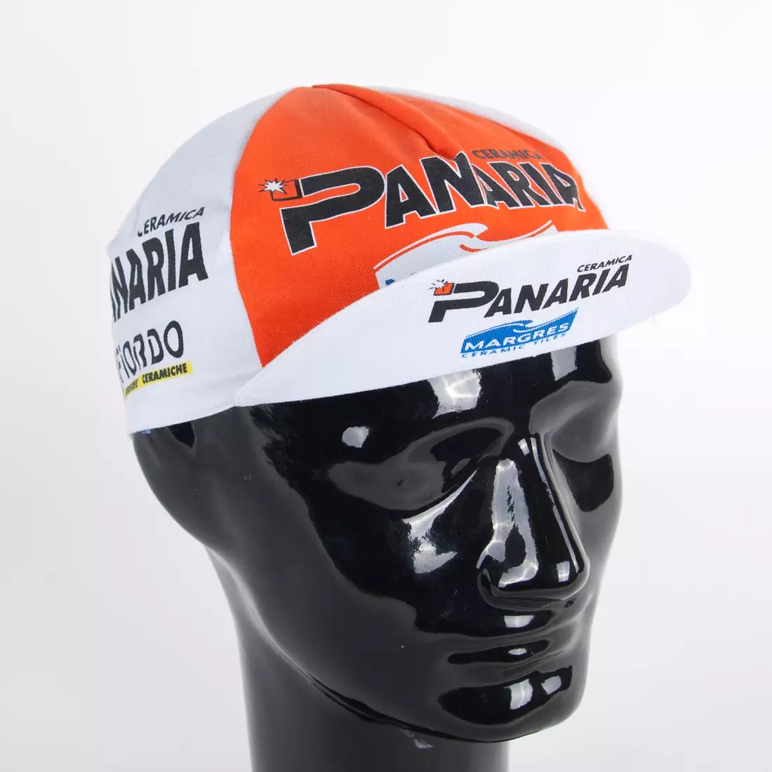 Apis Profi cycling cap Ceramica Panaria Fiordo orange-white