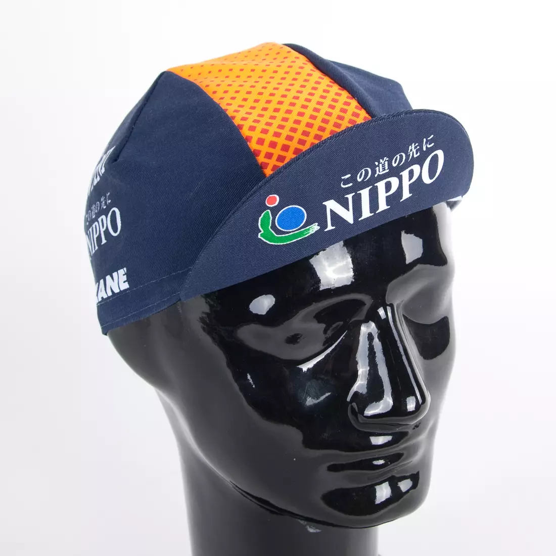Apis Profi cycling cap VINI FANTINI Nippo Faizane navy blue and orange
