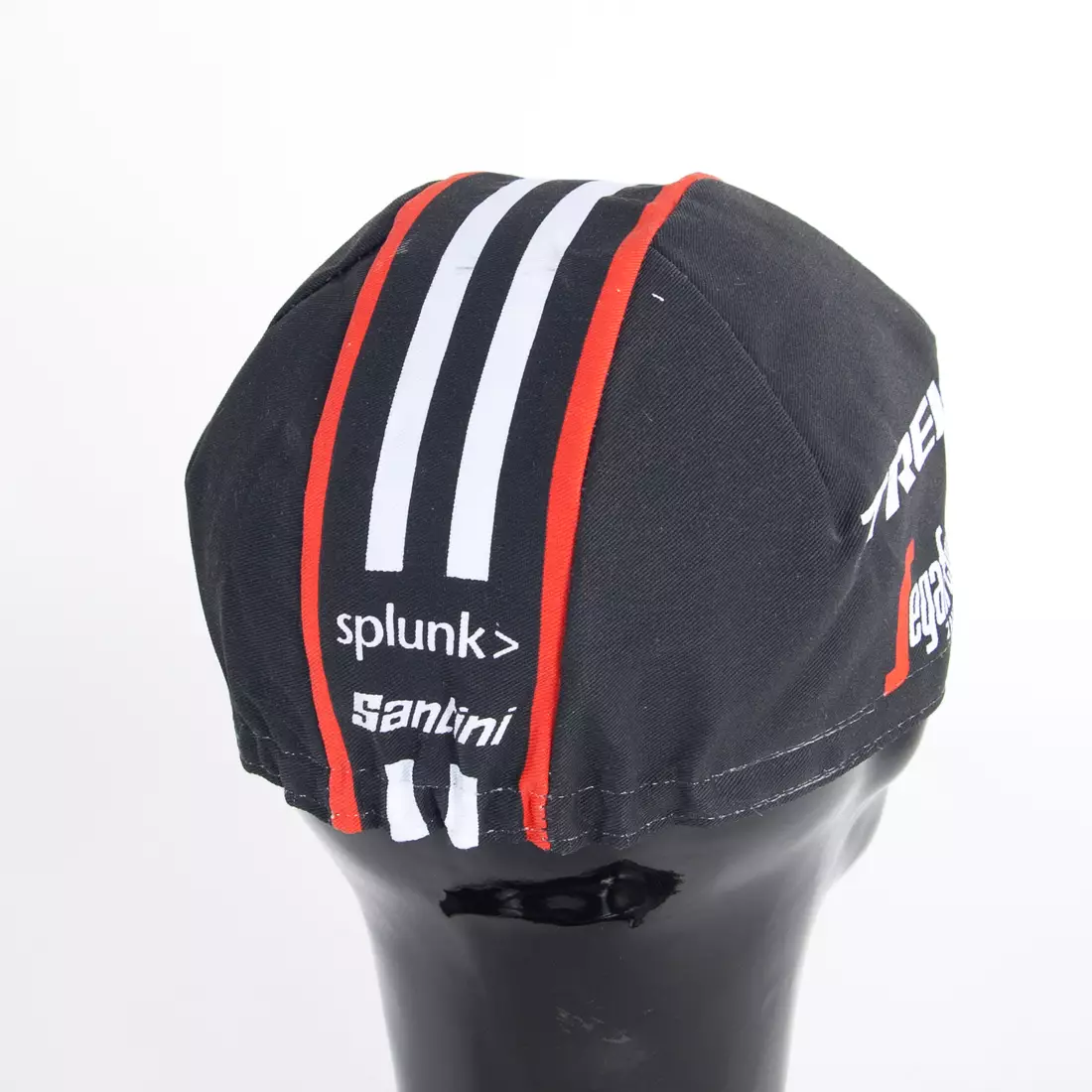 Apis TREK Segafredo Zanetti cycling cap, black, white and red stripes