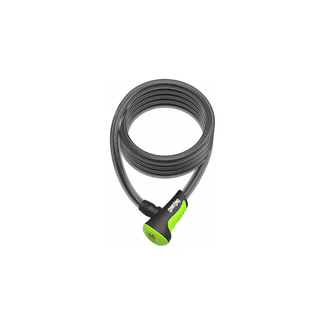 Bicycle clasp ONGUARD NEON 8156GR Cord - 12mm 180cm green