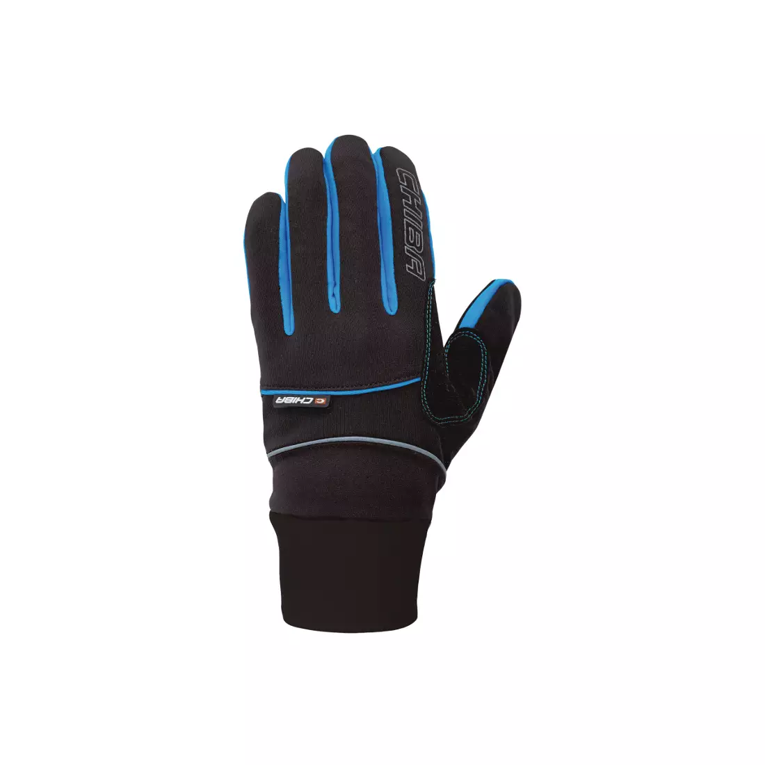 CHIBA CROSS WINDSTOPPER - winter gloves, black-blue 31517