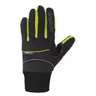 CHIBA CROSS WINDSTOPPER - winter gloves, black-fluorine-green 31517