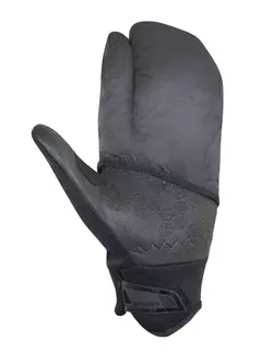 CHIBA OVERFLAP winter gloves with cover, black 31158