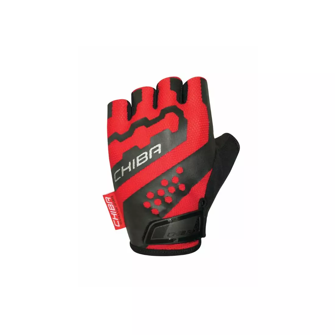 CHIBA PROFESSIONAL II cycling gloves red black 3040719