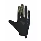 CHIBA TITAN summer bicycle gloves with long thumb, black white 30786