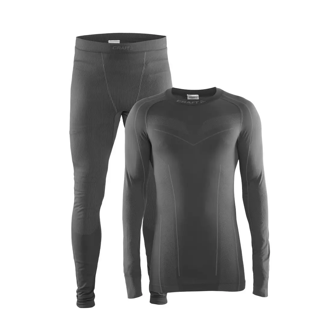 CRAFT BASELAYER Seamless men's thermal underwear set, black 1905330-2999