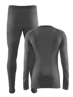 CRAFT BASELAYER Seamless men's thermal underwear set, black 1905330-2999