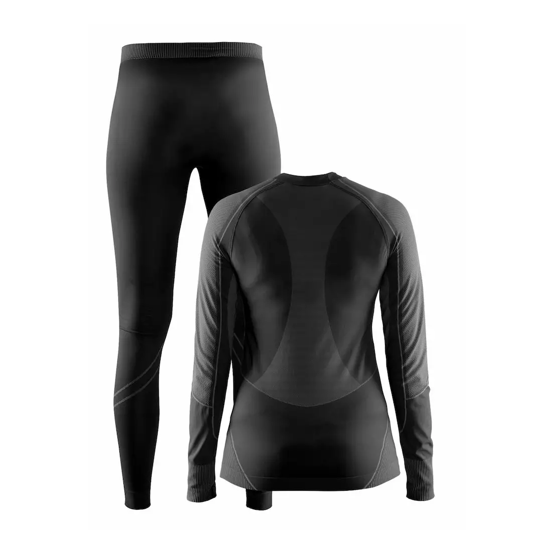 CRAFT BASELAYER set of women's thermal underwear, black 1905329-2999