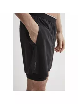 CRAFT CHARGE 2in1 men's training shorts for running 1907037-999000