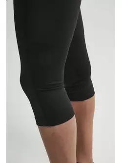 CRAFT EAZE Capri women's shorts, black, 1907059