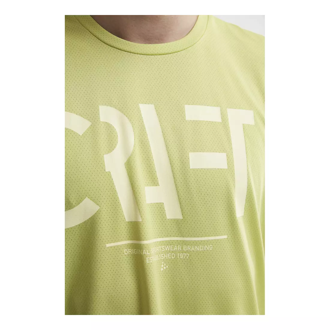 CRAFT EAZE MESH Men's T-shirt for sports / running green 1907018-611000