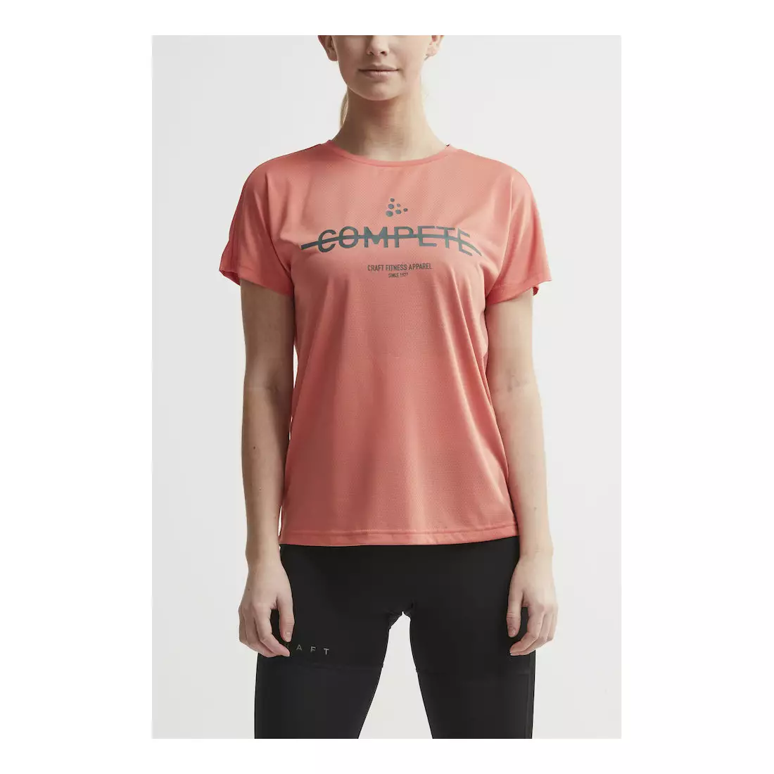 CRAFT EAZE MESH women's T-shirt for sport / running coral 1907019-734000