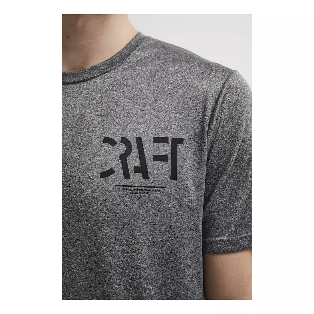 CRAFT EAZE men's sports T-shirt, gray, 1906034