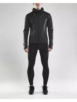 CRAFT EAZE warm running sweatshirt, men, black melange 1906032-998000