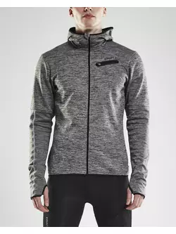 CRAFT EAZE warm running sweatshirt, men, gray melange 1906032-975999