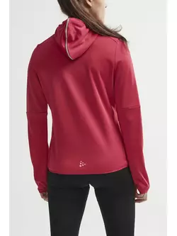 CRAFT EAZE women's warm sports sweatshirt with hood, pink 1906033-735000