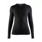 CRAFT FUSEKNIT COMFORT RN 1906592-B99000 Women's long sleeve black T-shirt