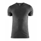 CRAFT FUSEKNIT COMFORT RN 1906601-B98000 men's short-sleeved T-shirt black melange
