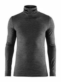 CRAFT FUSEKNIT COMFORT TURTLENECK 1906599-B98000 men's T-shirt/long-sleeved turtleneck black melange