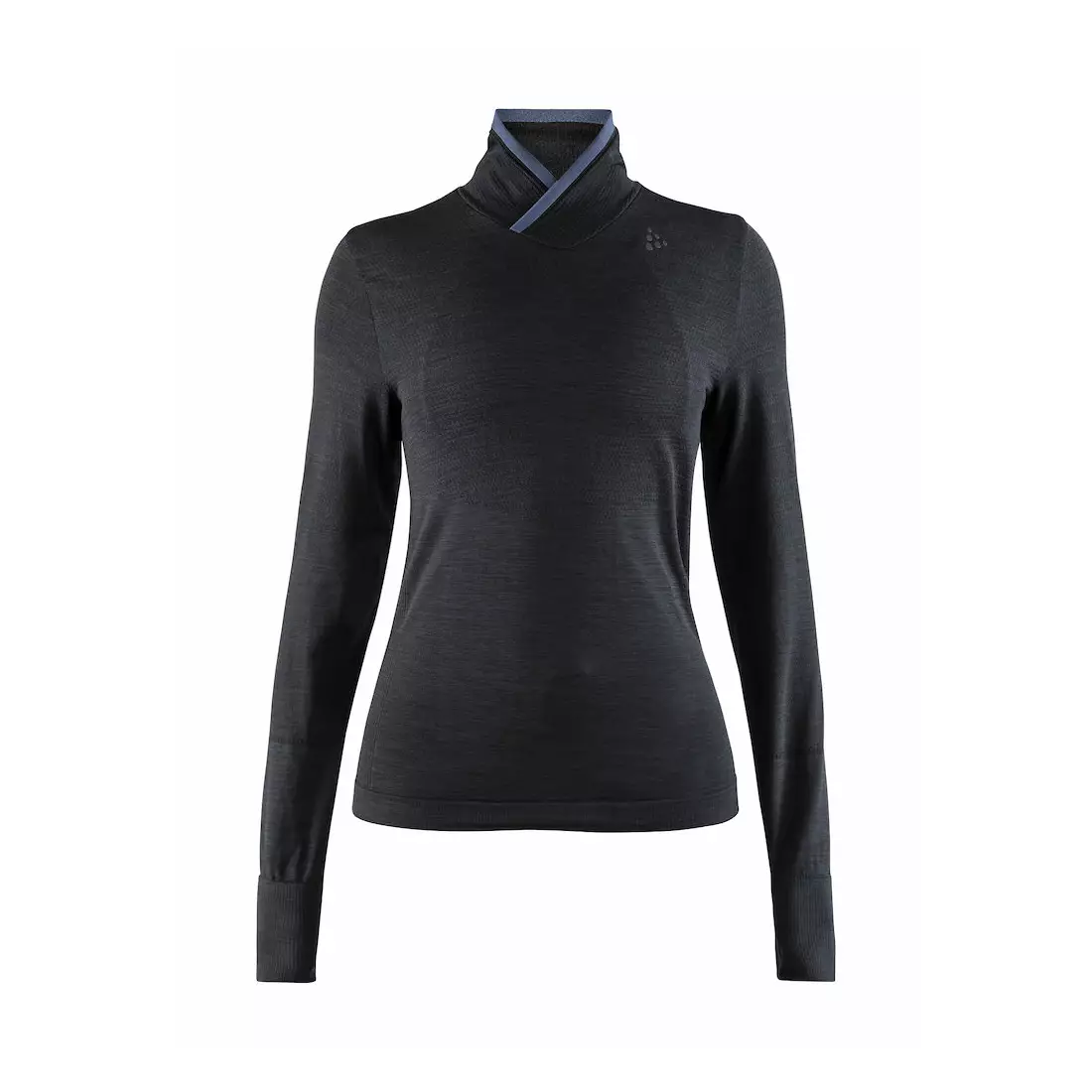 CRAFT FUSEKNIT COMFORT WRAP 1906591-B99000 women's long-sleeved T-shirt/turtleneck black