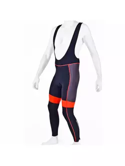 DEKO BOVO D-Robax insulated bib shorts black and red DKBT-100